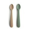 Lot de 2 cuillères Blush / Shifting sand - Mushie