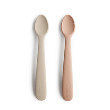  Lot de 2 cuillères Blush / Shifting sand - Mushie