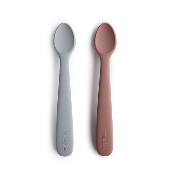 Lot de 2 cuillères Blush / Shifting sand - Mushie
