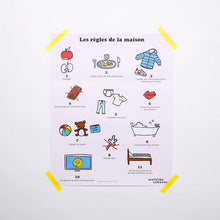  Affiche "Les règles de la maison" - Mathilde Cabanas