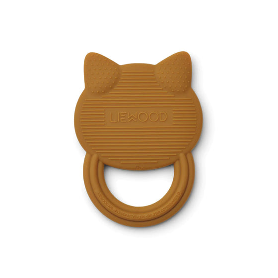 Anneau de dentition en silicone Gemma - Chat Golden Caramel - Liewood