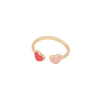 Bague pour enfant - Double coeur - Rosajou