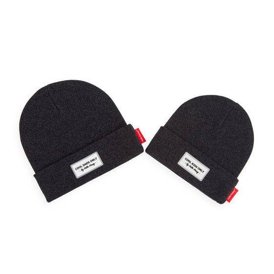 Bonnet papa Urban Chiné - Black - Hello Hossy