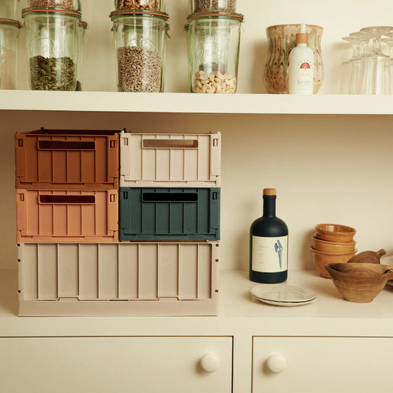 Lot de 2 caisses de rangement Weston - Sandy - Liewood