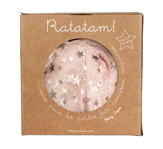 Déguisement de fée - Rose étoiles argentées - Ratatam