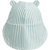 Chapeau de soleil Senia pour bébé - Rayures Sea Blue / White - Liewood