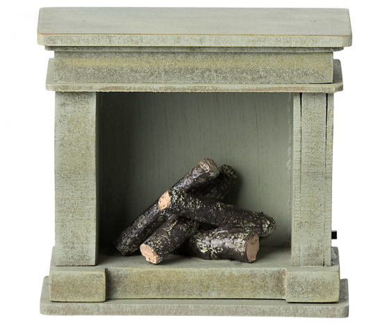 Grande cheminée miniature - Mint - Maileg