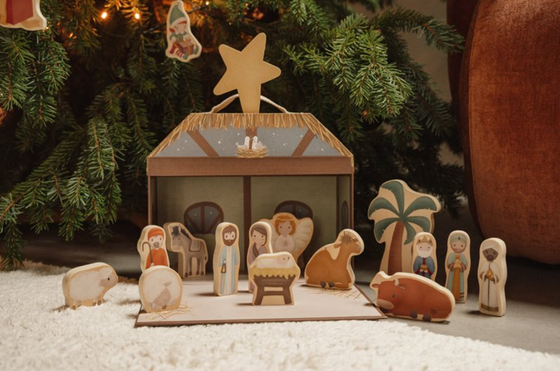 Crèche de Noël en bois - Little Dutch