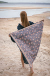 Grand foulard Miraj - Indigo - Bonheur du Jour