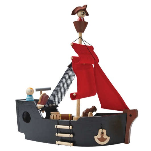 Grand bateau pirate en bois - Plan Toys