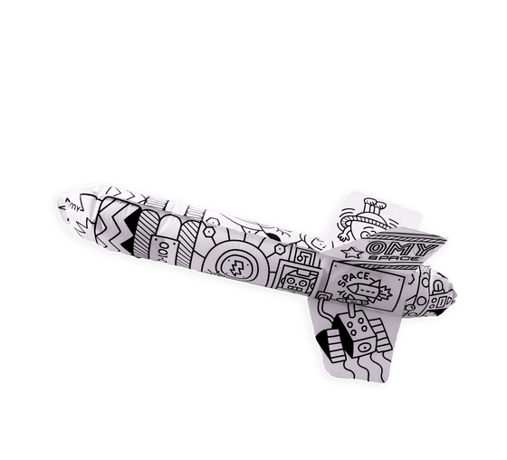 3D Air toy à colorier - Rocket - Omy