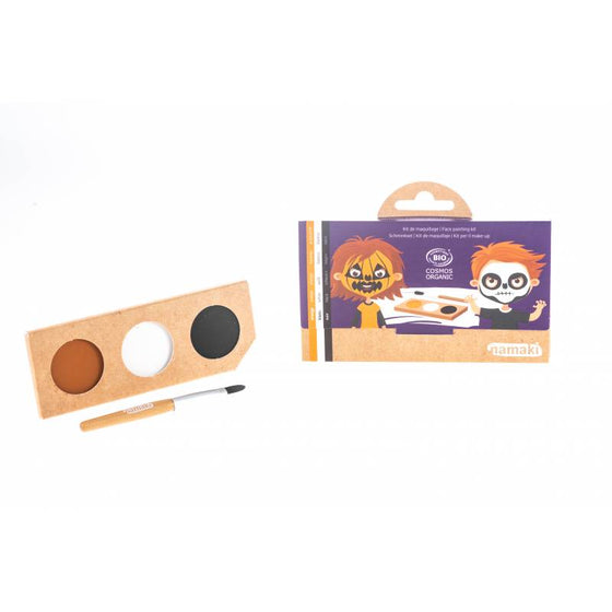 Kit de maquillage 3 couleurs - Citrouille & Squelette cosmique - Namaki