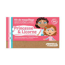  Kit de maquillage 3 couleurs - Princesse & Licorne - Namaki