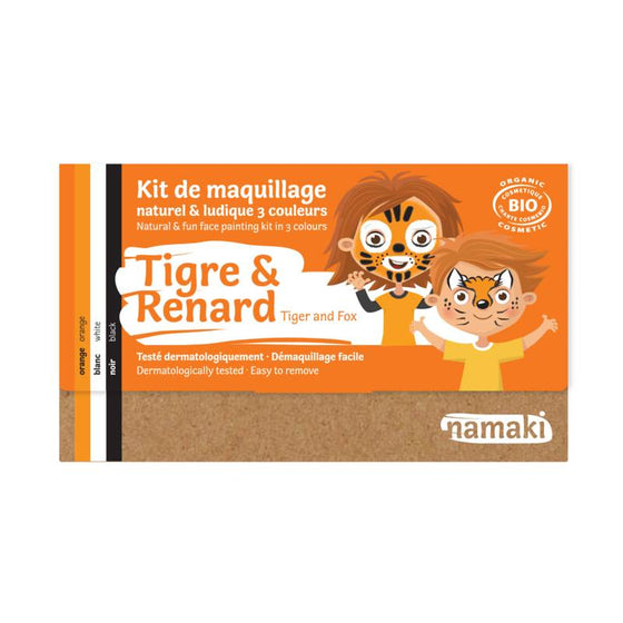 Kit de maquillage 3 couleurs - Tigre & Renard - Namaki