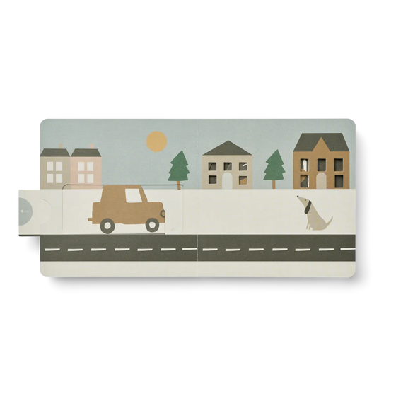 Livre cartonné interactif Maitland - Vehicules / Downtown - Liewood