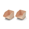 Lot de 2 boites de rangement ouvertes Rosemary - Taille S - Rose - Liewood