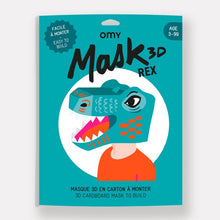 Masque 3D en carton DIY - Dinosaure - Omy