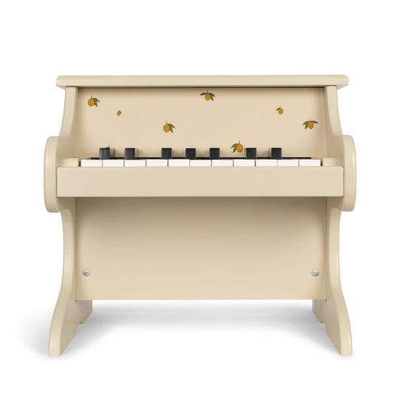 Petit piano en bois pour enfant - Citrons - Konges Slojd