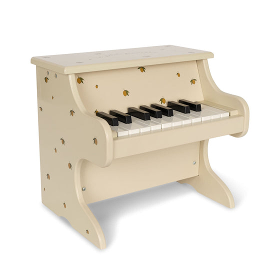 Petit piano en bois pour enfant - Citrons - Konges Slojd