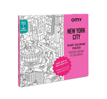  Poster géant à colorier - New York - Omy