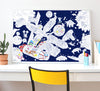 Poster géant à colorier - Space Station - Omy
