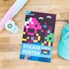 Poster à sticker - 1600 stickers (5-12 ans) - Pixel Art - Poppik