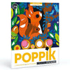 Panorama à sticker - 1 poster + 520 stickers (3-6 ans) - Dinosaures - Poppik