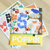 Panorama à sticker - 1 poster + 520 stickers (3-7 ans) - Les Chiffres - Poppik