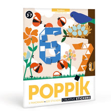  Panorama à sticker - 1 poster + 520 stickers (3-7 ans) - Les Chiffres - Poppik