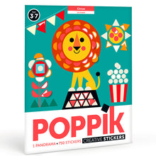  Panorama à sticker - 1 poster + 750 stickers (3-7 ans) - Cirque - Poppik