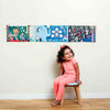 Panorama à sticker - 1 poster + 520 stickers (3-7 ans) - Jungle - Poppik