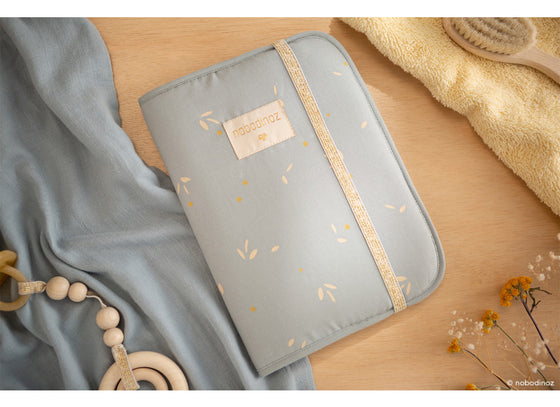 Protège carnet de santé Poema - Willow Soft Blue - Nobodinoz