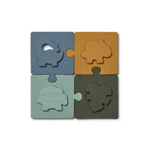  Puzzle Bodil Dino - Blue - Liewood