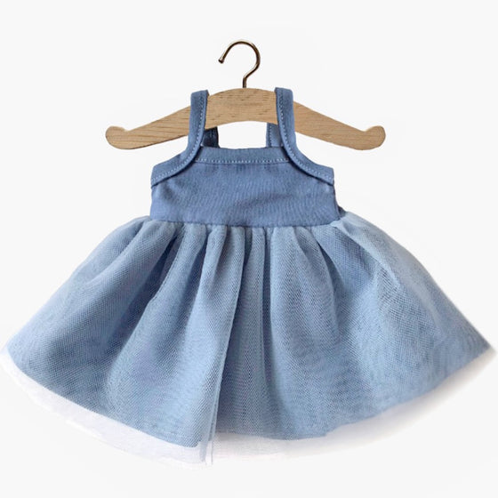 Robe tutu Rosella pour Poupée Gordis - Bleu cobalt - Minikane
