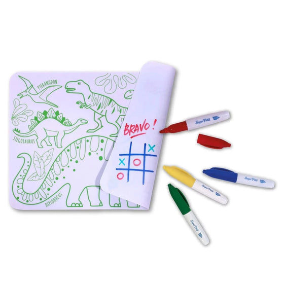 Set à colorier en silicone - Dino - Super Petit