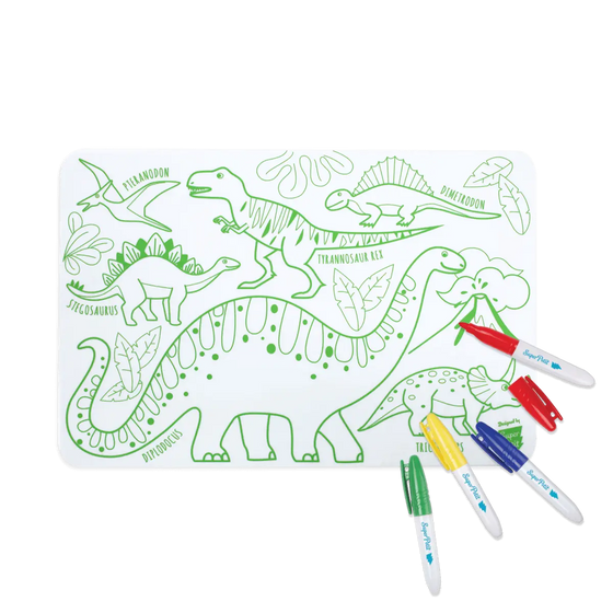 Set à colorier en silicone - Dino - Super Petit