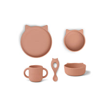  Set de vaisselle Vivi - Chat rose - Liewood